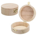 1pc Gift Box Round Cardboard Jewelry Boxes Ring Earring Necklace Storage Box