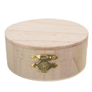 1pc  Wooden Ring Boxes / Earrings Jewellery Storage Box / Craft Plain Wood