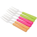 6x Fruit Forks Stainless Steel Forks For Bistro Cocktail Tasting Appetiz