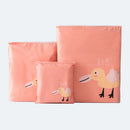 Waterproof Storage Bags Cartoon Duck Travel Harness Bag Cosmetics Zipper Bag