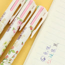 Floral Four Colors Ballpoint Pens Stationery Canetas Escolar Best 1 Piece