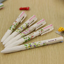 Floral Four Colors Ballpoint Pens Stationery Canetas Escolar Best 1 Piece
