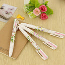 Floral Four Colors Ballpoint Pens Stationery Canetas Escolar Best 1 Piece