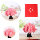 1x Cherry Blossoms Card Greeting Cards Birthday Christmas Year Gift Hot