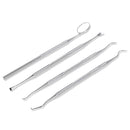 1 Set New Stainless Dental Set Dentist Teeth Oral Clean Kit Probe Tweezers