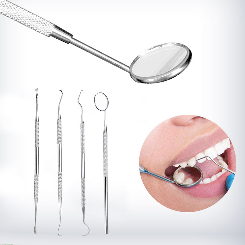 1 Set New Stainless Dental Set Dentist Teeth Oral Clean Kit Probe Tweezers