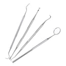 1 Set New Stainless Dental Set Dentist Teeth Oral Clean Kit Probe Tweezers
