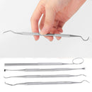 1 Set New Stainless Dental Set Dentist Teeth Oral Clean Kit Probe Tweezers