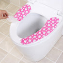 1 x Bathroom Self-adhesive Warmer Toilet Seat Closestool Soft Seat Cover Pad New