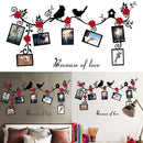 Family Tree Birds Photo Frame Quotes Wall Stickers Art Decals Home Decor Hot