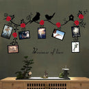 Family Tree Birds Photo Frame Quotes Wall Stickers Art Decals Home Decor Hot