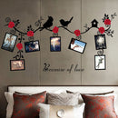 Family Tree Birds Photo Frame Quotes Wall Stickers Art Decals Home Decor Hot
