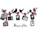 Family Tree Birds Photo Frame Quotes Wall Stickers Art Decals Home Decor Hot