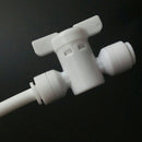 Water Filter Pipe Fitting Tee Tube Quick Connect Water Filters Recoil Ball Valve