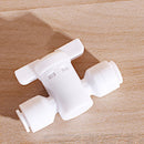 Water Filter Pipe Fitting Tee Tube Quick Connect Water Filters Recoil Ball Valve