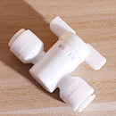 Water Filter Pipe Fitting Tee Tube Quick Connect Water Filters Recoil Ball Valve