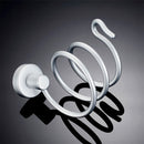 Chrome Wall Mounted Hair Dryer & Straighteners Holder Storage with Cable Hot 1x