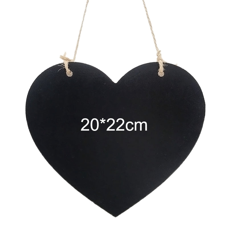 1*Beautiful Heart Shaped Composite Plate Hanging Plaque Present Gift