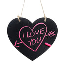 1*Beautiful Heart Shaped Composite Plate Hanging Plaque Present Gift