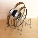 1 pack Stainless Steel Lid And Spoon Rest, Pan Cover Lid Rack Shelf Stand Best