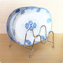 1 pack Stainless Steel Lid And Spoon Rest, Pan Cover Lid Rack Shelf Stand Best
