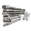 8x Hex Drill Bit Socket Adapter 1/4" 3/8" 1/2" Drive Electric Impact Driver Best