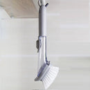 1 pcs Washing Dish Sponge Scrubber Soap Dispenser Cleaning Brush With Refill Hot