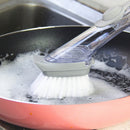 Soap Dispenser Refill Washing Dish Sponges Scrubber Cleaning Brush