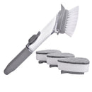 Soap Dispenser Refill Washing Dish Sponges Scrubber Cleaning Brush