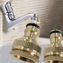 Copper 46 Point Standard Washing Machine Hose Connector Faucet Faucet Car New 1x