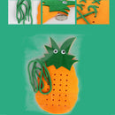 Orange Diy Non-woven Threaded Pineapple Fabric Felt Kit Home Garten Decoration