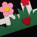 Environmentally Felt Cloth Flowers Stickers Suit for Parent-child Education