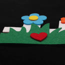 Environmentally Felt Cloth Flowers Stickers Suit for Parent-child Education