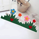 Colorful Environmentally Felt Cloth Flowers Stickers Home Garten Decoration