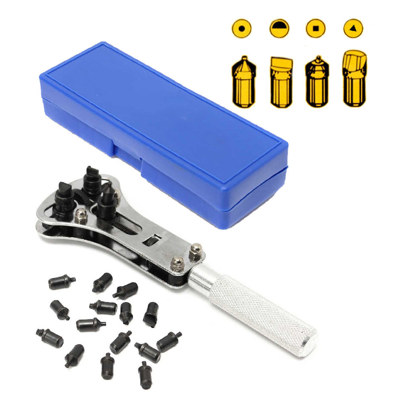 1 x Wristwatch Lid Cover Opener Repair Tools Watch Bottom Open Tool Kit New