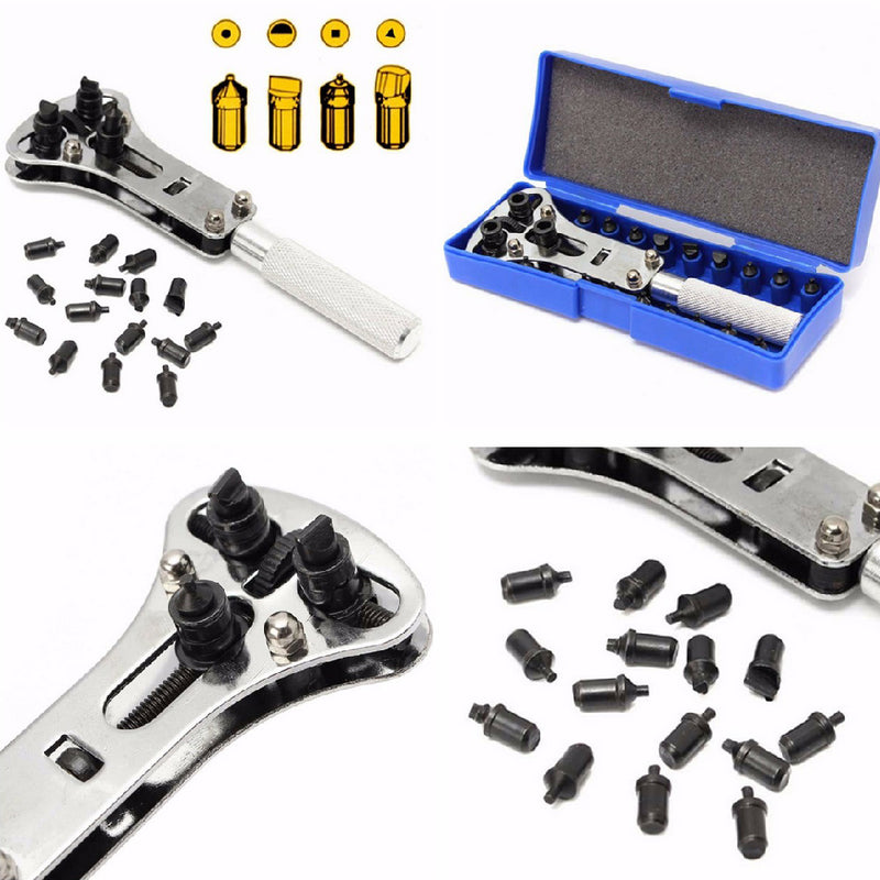1 x Wristwatch Lid Cover Opener Repair Tools Watch Bottom Open Tool Kit New