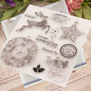 Christmas Transparent Clear Silicone Stamp / Seal for Diy Scrapbooking