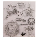 Christmas Transparent Clear Silicone Stamp / Seal for Diy Scrapbooking