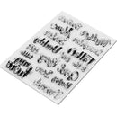 Clear Family Members Call Silicone Stamp for Diy Scrapbooking/ Photo Album Decor