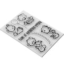 Universal Bear Transparent Clear Silicone Stamp/seal Diy Scrapbooking/ Best 1 x
