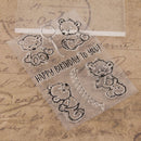 Universal Bear Transparent Clear Silicone Stamp/seal Diy Scrapbooking/ Best 1 x