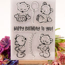 Transparent Clear Silicone Rubber Stamp Environmentally Friendly Pet Film