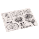 Alphabet Transparent Silicone Clear Rubber Stamp Cling Diary Scrapbooking DIY