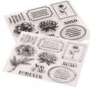 Transparent Clear Silicone Rubber Stamp Environmentally Friendly Pet Film