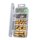 3Styles Fishing Sinkers Plastic Fishing Accessories Tackle Box Best 1 set