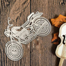Cutting-Dies Motorcycle-Stencil Birthday Troqueles-Stamps Scrapbooking Paper