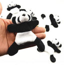 Plush Panda Refrigerator Sticky Creative Convenient Sticky Cartoon Little New 1x