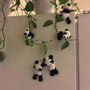 Plush Panda Refrigerator Sticky Creative Convenient Sticky Cartoon Little New 1x