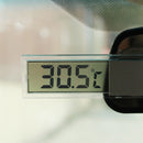 1 xWhite Digital LCD Display Auto Car Home Window Thermometer Indoor Suction Hot