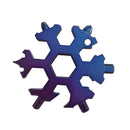 Wrench Outdoor-Tool Snowflakes-Shape Openers Stainless-Steel Portable Manual